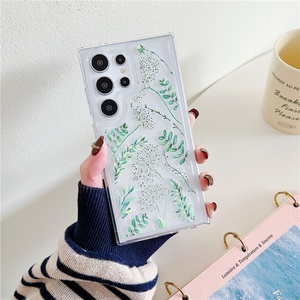 เคสใสลายดอกไม้ใบไม้สำหรับ Samsung S24 FE S24 Ultra S22 S23 Ultra Plus A15 A25 A35 A54 A34 A24 A14 A53 A33 A23 - Product Image 6