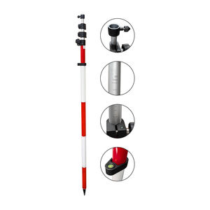 5.2M Aluminium Telescopische Paal Voor Landonderzoek <span class=keywords><strong>Total</strong></span> <span class=keywords><strong>Station</strong></span> Meetkundige Staaf Hoge Zichtbaarheid Prisma Instrumentonderdelen Accessoires - Product Image 3