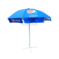 Publicité extérieure parapluie de café logo personnalisé imprimé de marque marché parasol parasols de plage