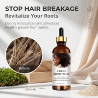 Ensemble de produits capillaires Chebe : Soin capillaire personnalisé, marque privée, shampoing naturel, après-shampoing, huile de croissance, prévention de la chute des cheveux