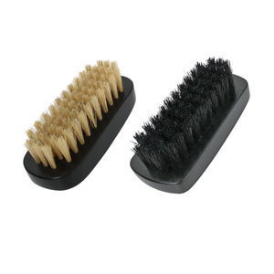 <b>Shoe</b> Brush Set 2 Pieces Horse Hair <b>Soft</b> Bristle For <b>Shoe</b> Cleaning And Dust Removal Modern Simple Design - Product Image 1