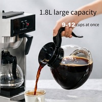 Mesin Pembuat Kopi Tetes Listrik Komersial Cucina 12 Cangkir dengan Fitur Penghangat untuk Restoran dan Kafe
