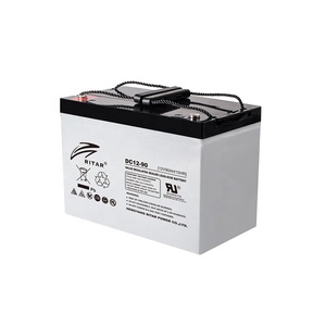 Batería Solar de Terminal Frontal <span class=keywords><strong>12V</strong></span> 90AH AGM, Caja de Batería de Ciclo Profundo 100AH, Batería <span class=keywords><strong>Ritar</strong></span> - Product Image 1