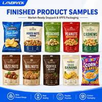 Rotatie-droogfruit, gedroogd rundvlees, hondenvoer, noten, koffiebonen, aardappelchips, ritssluitende staande pouch, doypack verpakkings- en verpakkingsmachine