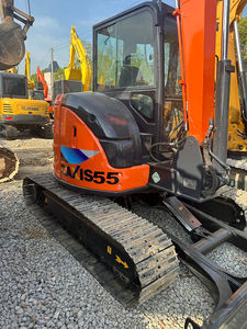 Mini pelle sur chenilles Hitachi ZX55 de 5 tonnes d'origine utilisée avec moteur de boîte de vitesses à vendre - Product Image 2