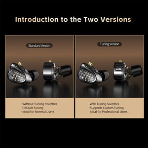 Nuevo <span class=keywords><strong>KZ</strong></span> ZA12 2DD + 4BA Hybrid IEM Auriculares con cable Monitor en la oreja Hifi Ajustable Tuning Auriculares deportivos - Product Image 3