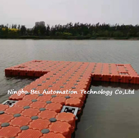 Vente en gros de flotteurs de ponton antidérapants-plate-forme flottante cubique personnalisable pour la construction de ponts/quais