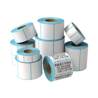 Rouleau d'étiquettes thermiques personnalisées 57x40/60x40/700PCS, adhésif puissant, PVC imperméable, écologique, promotion supermarché