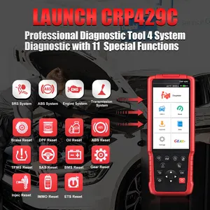 New Launch X431 CRP429C 4 Systems OBDII Code Reader obd2 Auto Diagnostic Tool CRP429 C CRP 429C Auto Scanner