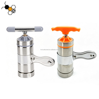 Presse à miel manuelle portable en acier inoxydable 201, extracteur de miel manuel avec pot de 500 ml et filtres