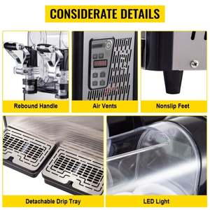Commercial Stainless Steel 3L*2 370W <b>Slush</b> <b>Machine</b> New Style Beverage - Product Image 6