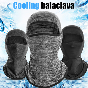Masker Balaclava musim panas, helm bersepeda motor lapisan es sutra nilon tengkorak untuk bersepeda - Product Image 2