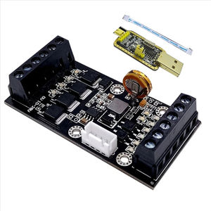Carte de contrôle industrielle Eletechsup FX1N-10MT + Câble USB-TTL PLC Entrée/Sortie Analogique RS485 Module de Relais à Retard sur Rail DIN H252 - Product Image 1