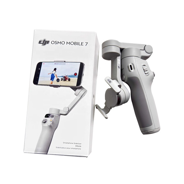 Original Osmo Mobile 7 Handheld Gimbal Stabilizer Action Camera Vlog Combo Foldable Phone Mount with Wireless Remote Control