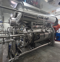 Autoclave de stérilisation par immersion dans l'eau industrielle pour la transformation des aliments en sachet