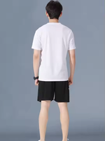 Ensemble décontracté homme été : chemise et short tendance à manches courtes