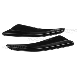 2 pièces Aileron de séparation latéral pour pare-chocs avant de voiture pour Volkswagen VW Golf MK8 GTI GTD R R-Line 2020-2022 Canard latéral de séparation - Product Image 3