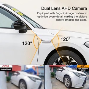 Monitor DVR para Auto de 6 Pulgadas con Vista Lateral y Detección de Punto Ciego, Pantalla Táctil de 4 Canales, Cámara de Visión Lateral Izquierda y Derecha, Lente Dual AHD 720P - Product Image 4