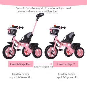 High Quality Tricycle for Kids 2-6 Years 3 Wheels Aluminum Baby Walkers Ride on Toy <strong>Boy</strong> <strong>Trike</strong> Made in China - Product Image 6