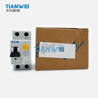 Disjoncteur différentiel EATON ED6-10/1N/C/003 RCBO 10A 1P+N Courbe C 30mA Type AC 6kA Disjoncteur de protection contre les fuites à la terre sur rail DIN
