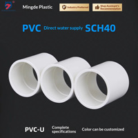Sambungan Pipa Plastik UPVC Standar AS Terlaris Lintas Negara, Kopling Langsung Pasokan Air, Sambungan Lurus Halus Betina SCH40