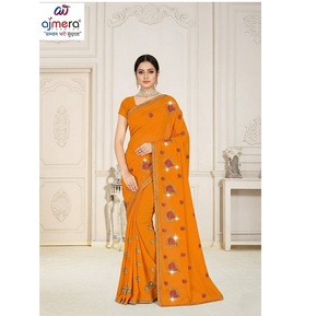 Ajmera Printed Cotton <b>Saree</b> Soft Comfortable Traditional Ethnic for Women Casual Office Party Wear Quick Dry All Seasons - Product Image 3