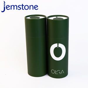 Vente en gros boîte de tubes en papier cadeau cosmétique en carton cylindrique personnalisé emballage de tube en papier rond pour café kraft brun - Product Image 2