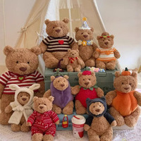 Peluche Leola Bear, Ours de Barcelone, Poupée cochon, Peignoir bikini, Petites peluches ours, Cadeaux pour filles
