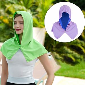 Cooling Hoodie Towel Cooling Towels Quick Drying Absorbent Towels for Neck and Face Uv Sport Workout Camping Cycling - Product Image 4