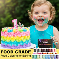 Poudre de colorant alimentaire comestible 5g à base d'huile pour gâteaux, crèmes, pâtisseries, décorations, ingrédients pour fondant et chocolat