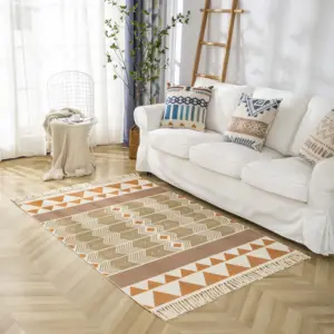 Nuova produzione di tappeti soggiorno pavimenti stampati a trasferimento termico tappeti persiani 3d in stile Vintage