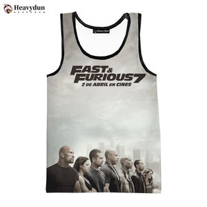<strong>Fast</strong> &amp; <strong>Furious</strong> 3D Digital Printing Tank Top for Men Hot Custom All Over Print Graphics Sleeveless Tops Printed 3D <strong>T</strong> <strong>Shirts</strong> - Product Image 5