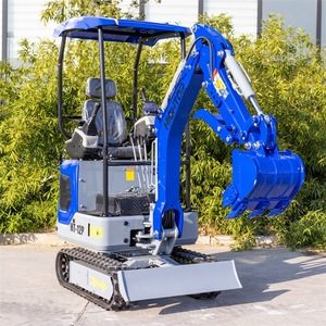 รถขุดขนาดเล็ก HT-12P สีน้ำเงิน รถขุดขนาดเล็กสำหรับใช้ในฟาร์มและสวน - Product Image 2