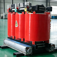 Hengdiantong SCB12-1600/10 Dökme Reçineli Kuru Tip Trafo 10kV 220V Tamamen Alüminyum Epoksi Üç Fazlı Düşük Gürültülü OEM ODM İç Mekan CE