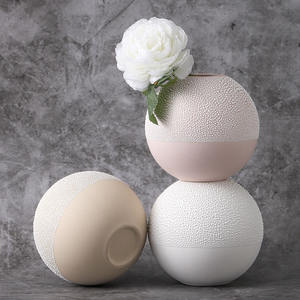 Ybh थोक कस्टम ग्लेज़ेड सिरेमिक और मिट्टी कला डेको <span class=keywords><strong>vase</strong></span> होटल होम ऑफिस सजावट के लिए - Product Image 5