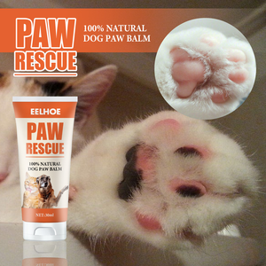 EELHOE Crème pour pattes <span class=keywords><strong>de</strong></span> chat, chien et petits animaux, 100% naturelle, végane, hydratante, réparatrice, protection délicate des pattes, parfum frais - Product Image 2
