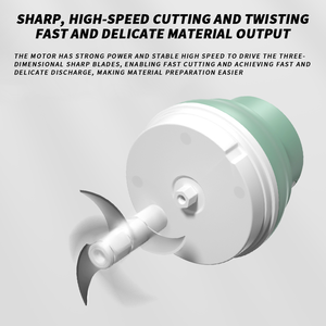 الأفضل مبيعًا جودة عالية 100cc 250cc مفرمة لحم كهربائية قابلة لإعادة الشحن مكسرات خضروات فواكه صغيرة مع USB - Product Image 2