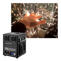 Décorations DJ de mariage, machine à fontaine à feux froids en métal 600W avec télécommande DMX512 pour club disco