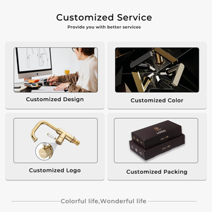 Germany <strong>Best</strong> Selling Basin Faucet Brass Concealed Basin Mixer 3 Holes Basin Faucet Wall Mounted - Product Image 6