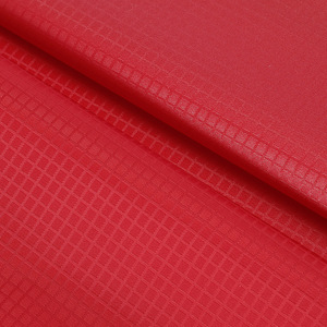 Tela Brocada a <span class=keywords><strong>Cuadros</strong></span> 100% Poliéster Pongee, 150GSM, Repelente al Agua, Resistente a la Abrasión, para Abrigos de Niños y Niñas - Product Image 5