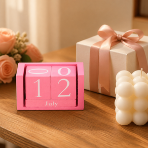 <span class=keywords><strong>Calendario</strong></span> perpetuo de madera moderno y creativo, <span class=keywords><strong>calendario</strong></span> de cubos de madera con visualización manual de la fecha, para decoración del hogar, oficina o aula. - Product Image 5