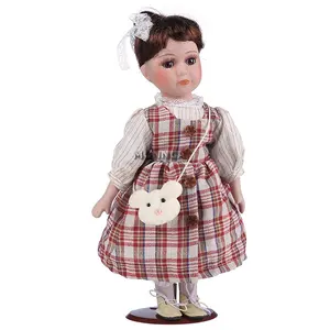 The newest country porcelain dolls fashion cute girl porcelain doll (12'' ~18")