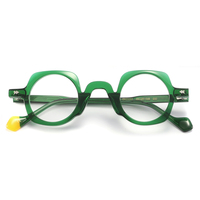 Monturas de Gafas de Diseño Retro Vintage Italiano, Monturas Ópticas de Acetato de Alta Calidad para Hombre y Mujer, Gafas con Logotipo Personalizado