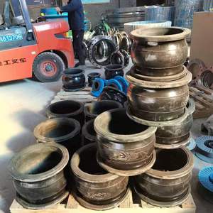 Connecteur flexible Accouplement Pipeline Ss304 ou acier au carbone ANSI 150LBS Bride <span class=keywords><strong>Soufflet</strong></span> Joint <span class=keywords><strong>de</strong></span> dilatation en caoutchouc - Product Image 4