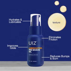 सैंडलवुड प्री-शेव तेल को कम करते हैं और नरम नरम त्वचा बालों को मॉइस्चराइजिंग दाढ़ी की देखभाल करने वाले पुरुषों को तेल पिलाना - Product Image 5