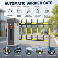 Barrière de sécurité automatique à vitesse réglable pour véhicules, contrôle d'accès au parking