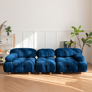 Modern Minimalist Senior Design Full Grain Flannelette Furniture Couch Luxury <b>Living</b> <b>Room</b> <b>Sofas</b> B&B-Camaleonda Luxury <b>Living</b> Roo - Product Image 1