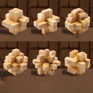 Juego de Rompecabezas de Encaje Completo, Nueve Cadenas, Juguetes de Rompecabezas para Niños, Bloques de Construcción, Desbloqueo de Encaje - Product Image 1