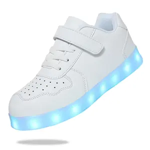 Sportsshoes G. DUCK COOL Fashion Children Custom Light Up Shoes Designer Boys And Girls Outdoor Breathable SportsShoes Anti Slip Kid Shoes