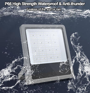 Nouvelle conception 150lm/<span class=keywords><strong>W</strong></span> projecteur extérieur en aluminium IP66 50w 200W 400 500w <span class=keywords><strong>600</strong></span> Watt a mené la lumière d'inondation avec le cadre noir gris - Product Image 3